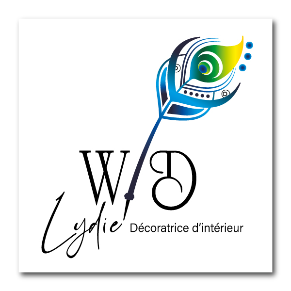 Création du logo pour l'entreprise W-D, décoratrice d'intérieur