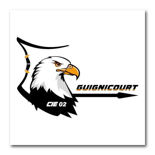 Création de logo pour la compagnie des archers de Guignicourt